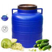ПЛАСТИКОВАЯ БОЧКА 40 Л ДЛЯ КВАШЕНИЯ КАПУСТЫ ДЛЯ ДОЖДЕВОЙ ВОДЫ ОГУРЦЫ НОВЫЕ