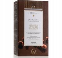 Korres Argan Oil trwała farba do włosów z olejkiem arganowym odcień 6.7 Coc