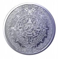 TYTANOWA MONETA Aztec Calendar 1 uncja Tytanu 999,5 w KAPSLU