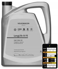 Синтетическое масло Volkswagen OE LongLife III Fe 5 l 0W-30