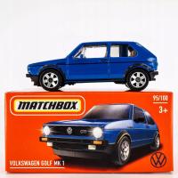 Matchbox 1:64 Volkswagen Golf Mk 1 95/100 niebieski
