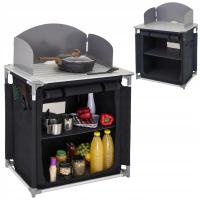 KUCHNIA TURYSTYCZNA SKŁADANA KEMPINGOWA WALIZKA STOLIK OGRODOWY