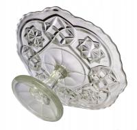 Античная большая подставка для торта гортензия HUTA Cat. no. 253 антиквариат