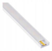 Светодиодный алюминиевый профиль 2 м Белый поверхностный монтаж для светодиодной ленты 8 мм - 12 мм