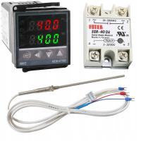 Комплект драйвера REX C100 230 датчик PT100 M8