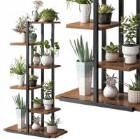 ЦВЕТОЧНАЯ ПОДСТАВКА ДЛЯ РАСТЕНИЙ ЦВЕТЫ МЕТАЛЛИЧЕСКИЙ КНИЖНЫЙ ШКАФ ЛОФТ