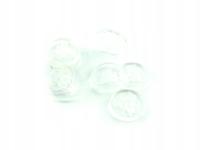 Żetony okrągłe, pleksi przezroczyste, hełm (10)