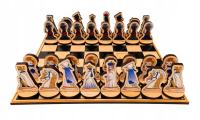 Duże szachy drewniane dla dzieci