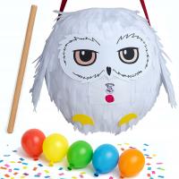 Piniata XXL Pinata SOWA Hedwiga Harry Potter impreza urodziny + Gratisy