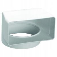 VENTS 430 Kolano łączące kanał płaski 120x60mm z kanałem okrągłym fi 100mm