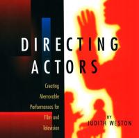 Directing Actors - Weston, Judith AUDIOBOOK
