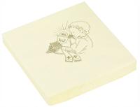 Кремовые салфетки для причастия Причастие IHS мальчик