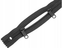 YKK zamek żyłkowy 5mm dwusuwakowy 100cm plecakowy spiralny do plecaka torby