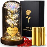 RÓŻA WIECZNA LED W SZKLE Z GRAWEREM PREZENT DLA SIOSTRY DLA MAMY CÓRKI ŻONY