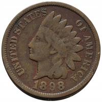 46039. USA - 1 cent - 1898r.