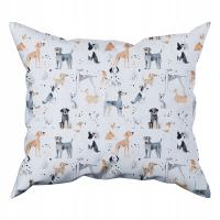 Poszewka bawełniana na jaśka 40x40 dziecięca bawełna pieski 288psy