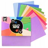 PAPIER KOLOROWY ORIGAMI DO PRAC KREATYWNYCH 15x15cm 75g/m2 50 ARKUSZY