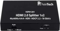 Splitter FeinTech VSP01201 HDMI czarny