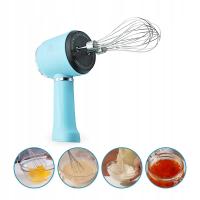 BEZPRZEWODOWY RĘCZNY MIKSER VIO K04 - MIKSER AKUMULATOROWY - 20W, NIEBIESKI