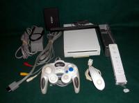 Nintendo Wii Czerwone Limitowane Komplet + 4 Gry