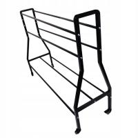 Stojak na koszykówkę metalowy pogrubiony z kółkami do garażu sportowego 3 poziomy