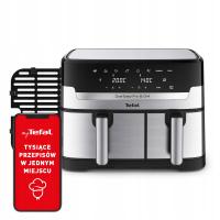 Обезжиренная фритюрница Tefal DualEasy Grill EY905D для жарки выпечки