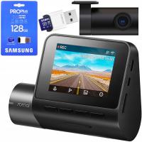 Kamera samochodowa 70mai Wideorejestrator SET A200 DASH CAM + tylna RC11 + KARTA Samsung Pro PLUS 2023 microSDXC 128GB UHS-I U3 + czytnik kart pamięci