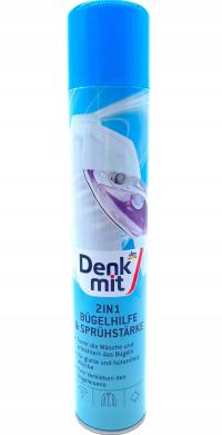 DENKMIT Krochmal w Sprayu 2w1 Ułatwia Prasowanie 500ml z NIEMIEC