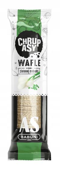 AS BABUNI CHRUPASY WAFLE ZIELONA CEBULKA 90G
