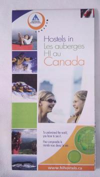 KANADA Hostels in Canada mapa