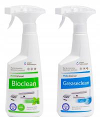 Жидкое дезинфицирующее средство для кондиционирования воздуха Bioclean 0,5 л Greaseclean 0,5 л