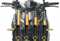 4× Kierunkowskazy LED pływające dynamiczne 4 sztuki M10x1,5 mm homologacja