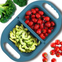 ДУРШЛАГ СКЛАДНОЙ КУХОННЫЙ ФИЛЬТР ДУРШЛАГ СЛИВ ДЛЯ РАКОВИНЫ С РУЧКАМИ СИЛЬНЫЙ