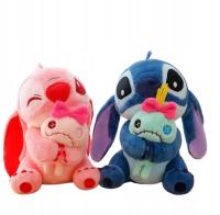 ZESTAW STITCH MASKOTKA 2 SZTUKI 30 cm MIŚ ZABAWKA PREZENT PRZYTULANKA