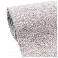 Коврик для ковра из рулона бежевый Домашний на войлочной петле шириной 4 м