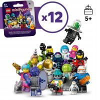 LEGO Minifigures 71046 minifigurki kosmos - Komplet 12 sztuk