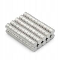 Неодимовый цилиндрический Магнит 3x2 мм, мощный круглый диск, охотник - 100 шт.