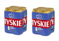 Tyskie безалкогольное пиво 0% ясно полный 8 x 500ml может 2x 4pack четыре пакета