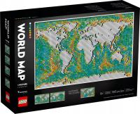 LEGO 31203 Art - Mapa świata NAJWIĘKSZY Zestaw Klocków 11695 elementów NOWE