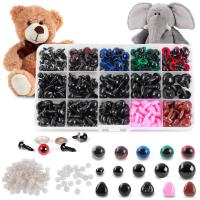 Глаза для талисмана игрушки безопасные носовые проушины 6-14 мм набор 575 шт чехол