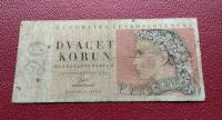 20 KORON CZECHOSŁOWACJA 1949 ser.A st.4