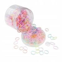 Little Angel Gumki przeźroczyste na warkoczyki do włosów 1000