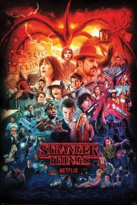 Stranger Things Seasons Montage plakat 61x91,5 cm