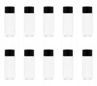 Пластиковая бутылка для глицерина гликоля ПЭТ 50 мл с черной крышкой 10шт