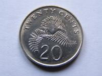 SINGAPUR SINGAPURA 20 CENTS 1988 ROK !!!!!!!! 1309