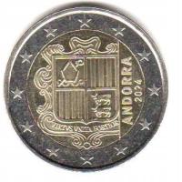 2 euro obiegowe Andora 2024