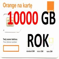 ИНТЕРНЕТ ОРАНЖЕВЫЙ СТАРТЕР 10000 ГБ 124 ГБ СОЮЗ СУПЕР КАРТА ДЛЯ РОУТЕРА ГОД