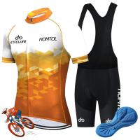 Męski strój rowerowy Komplet kolarski na rower Zestaw Komplet termiczny MTB