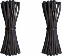 Sznurówki do butów czarne bawełnowe okrągłe 3,5 mm