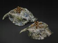 Listki ceramiczne CAPODIMONTE 2szt.